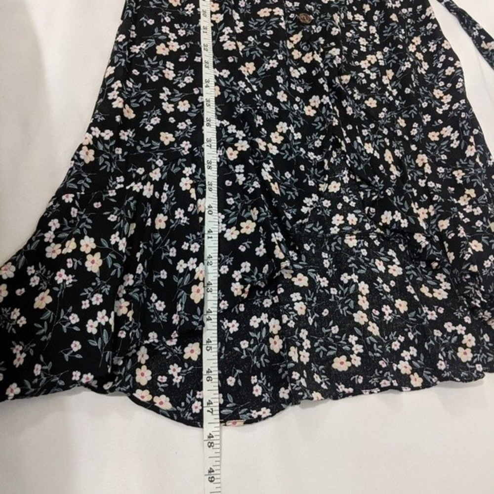 Umgee Flutter Sleeve Button Front Ruffle Hi-Lo Hem - image 7